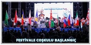 36. Uluslararası Samsun Halk Oyunları Festivali Başladı